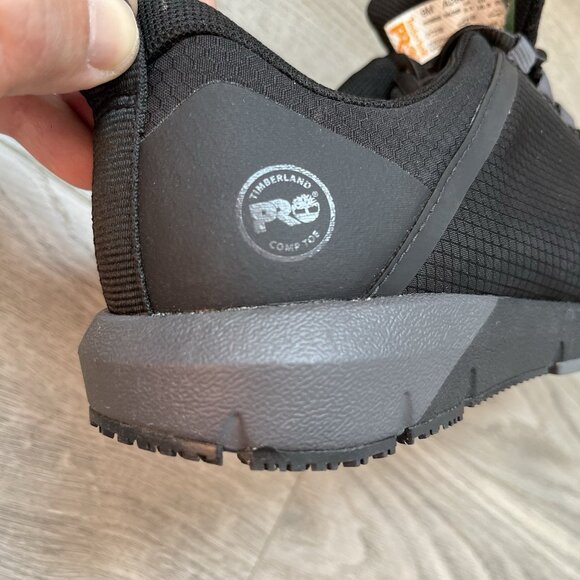 Timberland Pro Radius Composite Safety Toe Black Women's Size 8M TB 0A283H 001 - Picture 13 of 16